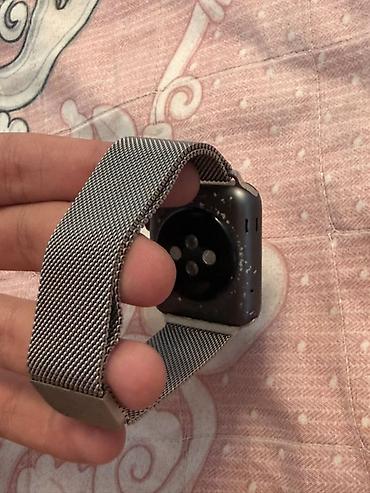 iphone saat: Apple Watch Sport 42 mm (1-ci nəsil) - Korpus: qara/alüminium - — 2