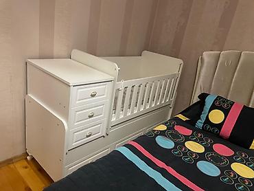 Колыбели: Bewik İdeal veziyyetde Matrasli yellenir ustu cixir Çarpayi olur 110 — 1