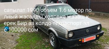 uslugi jekskavator v: Volkswagen Golf: 1990 г., 1.6 л, Механика, Бензин, Седан