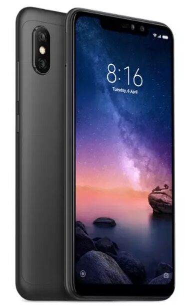 xiaomi redmi 4a: Xiaomi Redmi Note 6 Pro, 4 GB, цвет - Черный, 
 Сенсорный, Отпечаток пальца, Две SIM карты