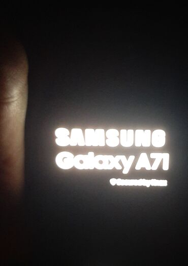 kontakt home note 7: Samsung Galaxy A71, 128 GB, rəng - Qara, Barmaq izi