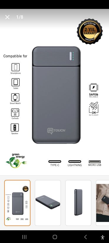 iphone 10000 pro: Powerbank 10000 mAh, Yeni