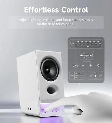 Audio: Edifier R20BT White - Həm yığcam, həm maksimum funksional akustika — 3