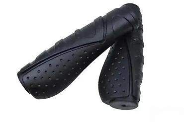decije biciklice: GRIPOVI BIKELAB RUBBER CRNE,120MM | Gumene tvrde ručke — 1