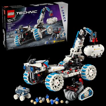 детская машина с пультом: LEGO Technic 42211 "Лунная застава" позволяет собрать модель лунной
