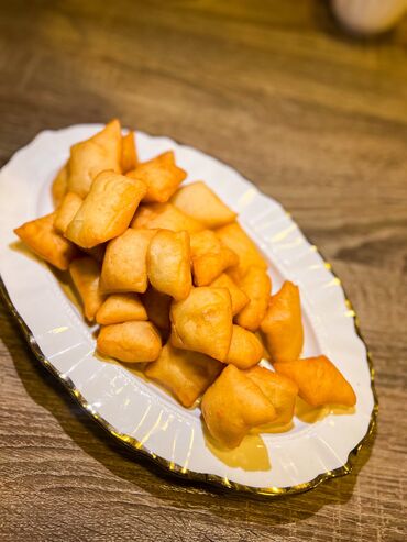 Выпечка, хлебобулочные изделия: Санза Булочки пироги Чак чак Борсоки Самсы с курицей и с мясом — 9