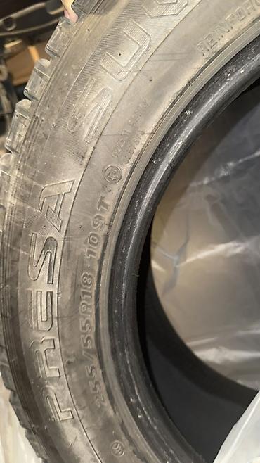 Шины: Шины 255 / 55 / R 18, Зима, Б/у, Комплект, Внедорожные (АТ/МТ), Maxxis — 2