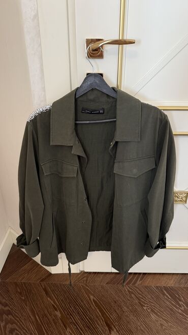 зеленая мужская кофта: Zara, M