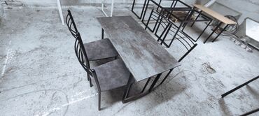 столы и стулья для офиса цена: Кухонный Стол, цвет - Бежевый, Новый