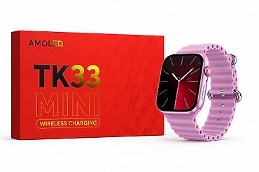 smart saat: Kateqoriya: Smart saatlar Brend: Amoled Model: TK33 Mini silver — 1