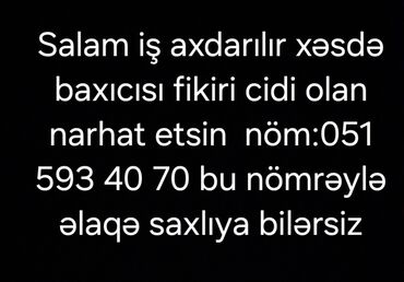 Veb saytların hazırlanması: Xəstə baxıcısı xidməti axtaranlar üçün elan. Peşəkar qayğı və