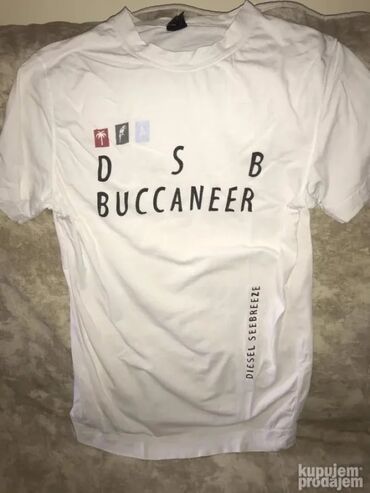 Majice: Majica na kratke rukave, L, Diesel, bоја - Crna, Pamuk — 8