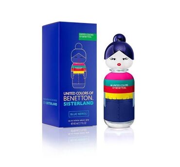 ev etirleri: United Colors of Benetton Blue Neroli (70AZN) və Green Jamine( 60AZN)