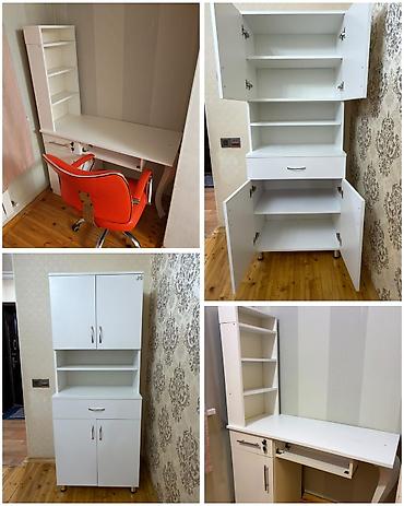 Salon üçün manikur masası,kreslodolab birlikdə satılır 190₼ . Ünvan