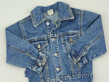 kurtka wiosenna młodzieżowa: Children's jeans jacket, 2-3 years, 92-98 cm, condition - Good