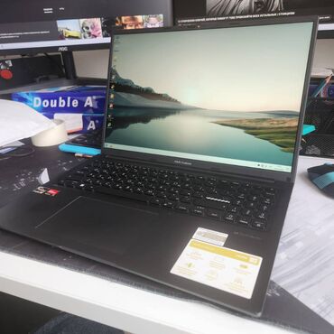 бу игровые ноутбуки: Ноутбук, Asus, 16 ГБ ОЭТ, AMD Ryzen 5, 16 ", Колдонулган, Жумуш, окуу үчүн, эс тутум SSD