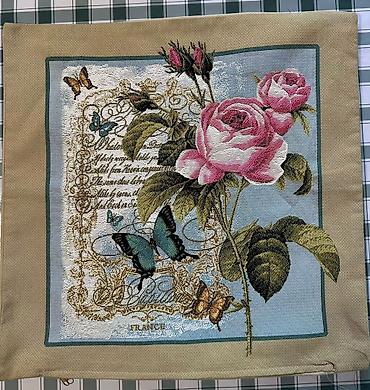 Наволочки: Декоративные наволочки с гобеленовым рисунком “цветы” - Формат — 28