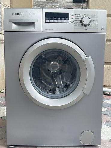 qab yuma: Paltaryuyan maşın Bosch, 6 kq, İşlənmiş, Avtomat, Qurutmasız, Kredit yoxdur — 1