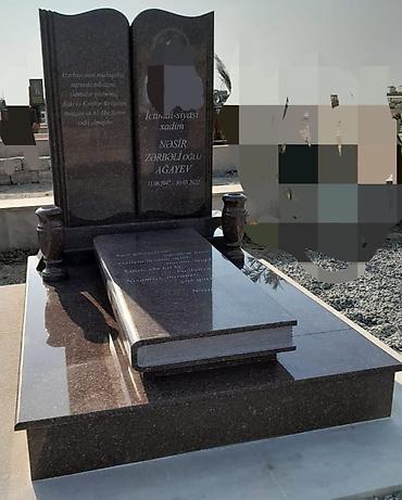 Başqa xidmətlər: Qranit məzar və başdaşı dizayn-istehsalı - Material: təbii qranit — 16