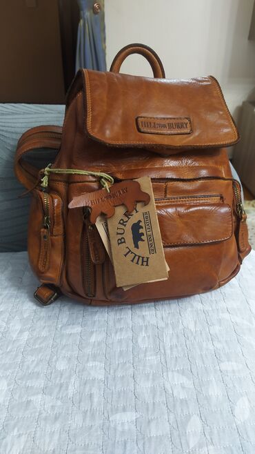 Рюкзаки: Рюкзак Hill Burry из натуральной кожи - Материал: натуральная кожа — 15