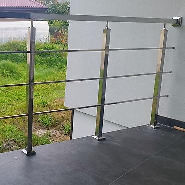 Обшивка лестниц: Перила из нержавейки просто идеально подходят при абсолютно любом — 13