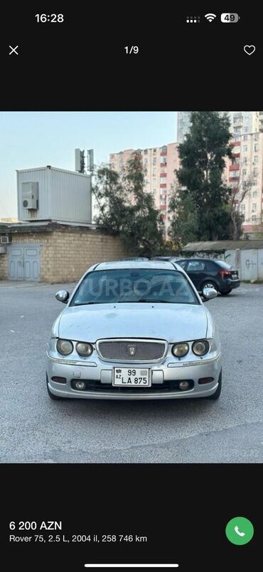 bentley azure 6.8 twin turbo: Rover 75: 2.5 l | 2004 il 258746 km Sedan