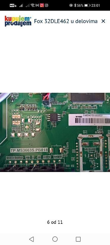 Matične ploče: Fox 32DLE462 – delovi - Originalni delovi za LED TV Fox model — 7