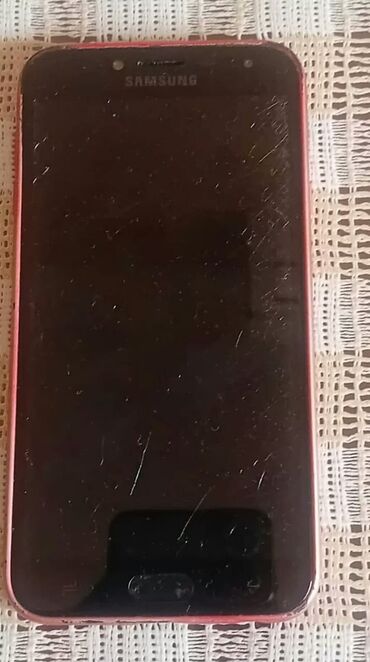 Samsung: Samsung Galaxy J4 2018, 16 GB, rəng - Qara, Qırıq, Düyməli, Barmaq izi