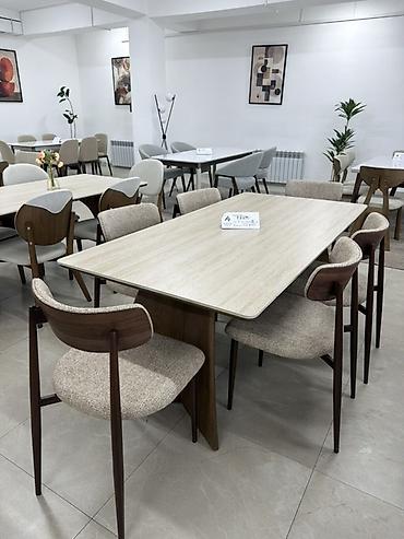 study table: Обеденный гарнитур в современном сканди-стиле Состав: - Стол — 3