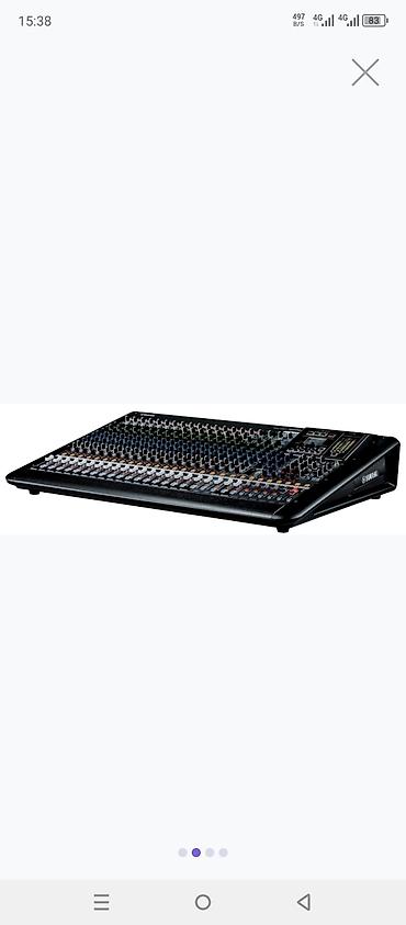 mikşer yamaha: Yamaha MGP24x Ses mixşeli yenidir — 2
