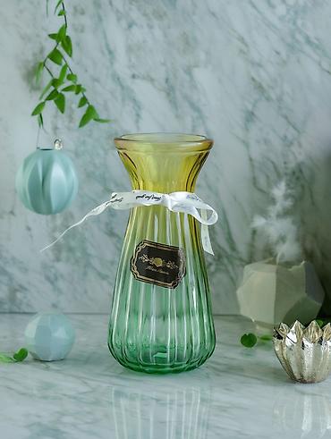 flowers: Стеклянная ваза с градиентом и рельефной фактурой - Материал — 7