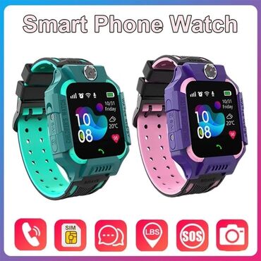 Smart saatlar: Yeni, Smart saat, Smart, Sim kart, rəng - Qara — 10