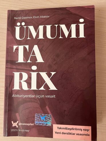 10 umumi tarix: Yeni nəşr güvən ümumi tarix vəsaiti. Kitabın içi təmizdir. Öz qiyməti