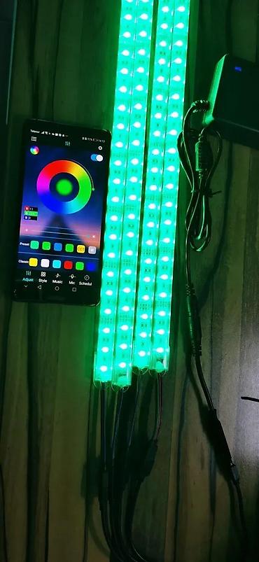 disko projektor: Tube RGB 5050 12V LED traka podvodna Zaštita Bluetooth. 400rsd/m tj — 8