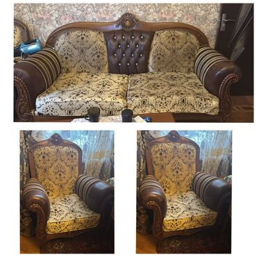 Yataq otağı dəstləri: İşlənmiş, Divan, 2 kreslo