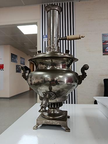 antik samdan: Amovar yaxşı vəziyyətdədir. Almaniyadan gətirmişəm. Tutacaqları qoz — 2