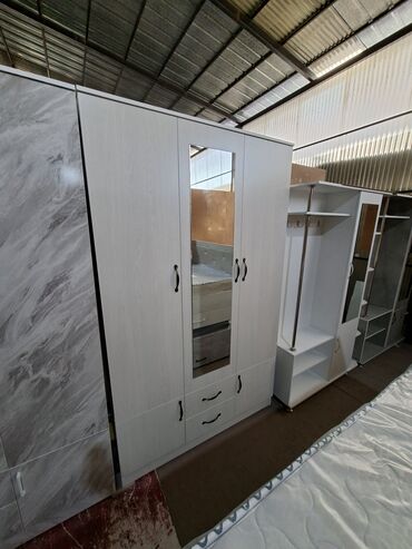 Шкафы для одежды: Шкаф для одежды, Новый, Прямой, ЛДСП — 7