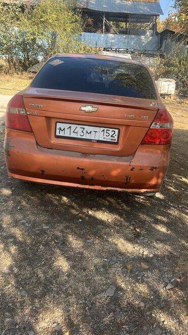 ош арзан машиналар: Chevrolet Aveo: 2007 г., 1 л, Механика, Бензин, Седан