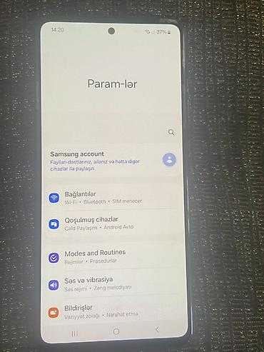 gaming telefon: Samsung Galaxy A52, rəng - Qara, Barmaq izi — 3