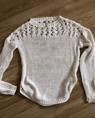 džemper haljina: S (EU 36), Perforated, Single-colored