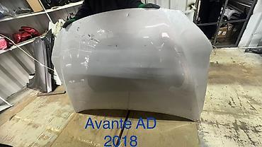 8 4: Капот для Hyundai Avante AD (Elantra AD), модельный ряд 2016–2018. - — 1