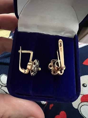 Другие ювелирные изделия: 1-Серьги СССР, вес 6,19 очень красивые, редкие, камни муассанит — 4