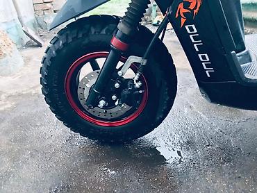 Скутеры: Скутер DUL DUL, черный матовый - Тип: бензиновый скутер/мопед с — 8