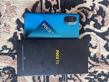 асус рокфон: Poco F3, Б/у, 128 ГБ, цвет - Синий, 1 SIM