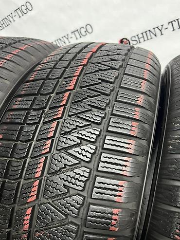 чёрные зимние: Шины 255 / 55 / R 19, Зима, Б/у, Комплект, Внедорожные (АТ/МТ), Корея, Kumho — 5