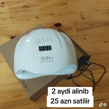 аппарат для маникюра и педикюра: Sun qurudan 120 saniyə kimi qurudur 2 aydi alinib az işlənib təmizdir