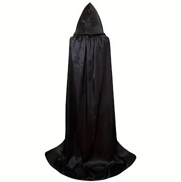 halloween geyimləri: Halloween üçün cütlüklük geyimlər. İki maska və iki plaş (170 sm) — 3