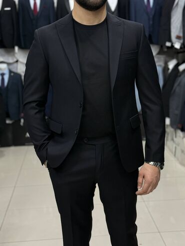 Kostyumlar: Kişi kostyum dəsti - Stil: Klassik, dar kəsim (slim fit) iki düyməli — 28