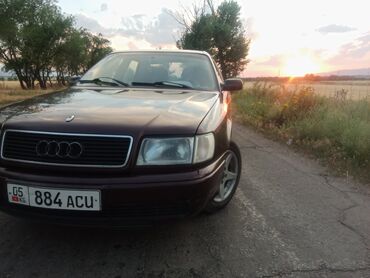 талас ауди: Audi 100 C4 (седан) - Цвет: темно-бордовый металлик - Кузов C4 с