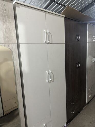 Шифоньеры: Шифоньер, Новый, Прямой, цвет - Белый, ЛДСП — 7